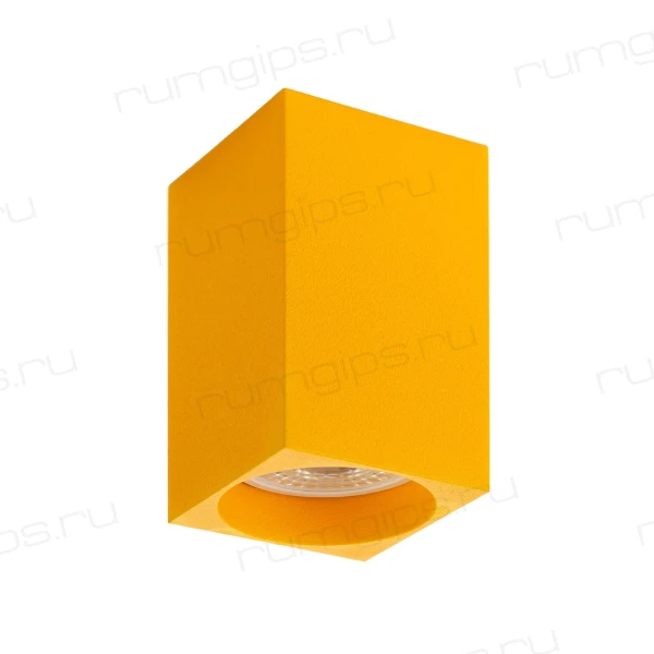 DK2009-YE Светильник накладной IP 20, 50 Вт, GU10, желтый, алюминий