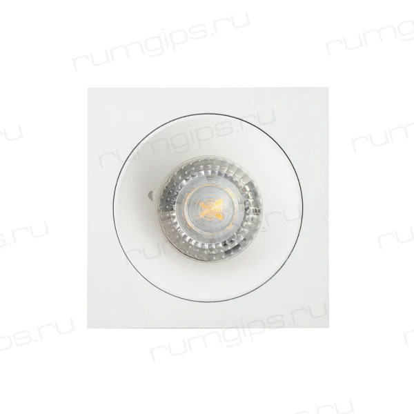 DK2025-WH Встраиваемый светильник, IP 20, 50 Вт, GU10, белый, алюминий