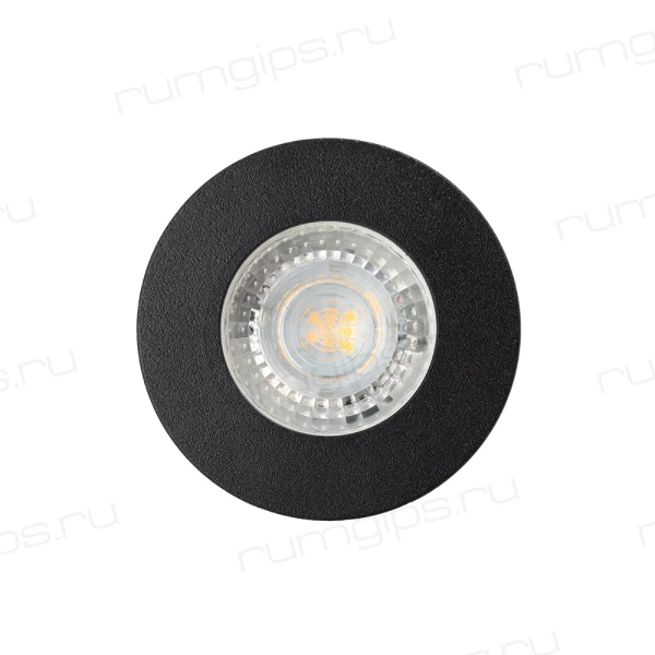 DK2030-BK Встраиваемый светильник, IP 20, 50 Вт, GU10, черный, алюминий