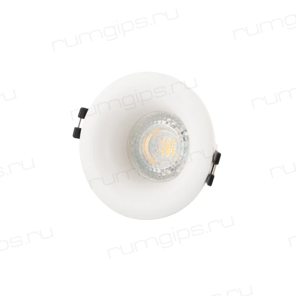 DK3024-WH Встраиваемый светильник, IP 20, 10 Вт, GU5.3, LED, белый, пластик