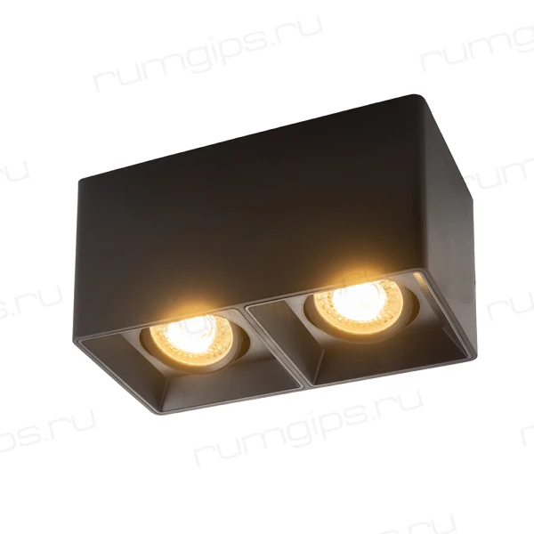 DK3035-BK Светильник накладной IP 20, 10 Вт, GU5.3, LED, черный, пластик