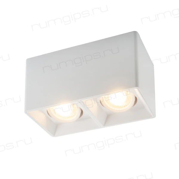 DK3035-WH Светильник накладной IP 20, 10 Вт, GU5.3, LED, белый, пластик