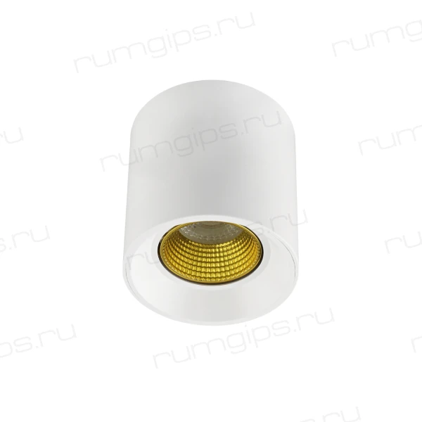 DK3090-WH+YE Светильник накладной IP 20, 10 Вт, GU5.3, LED, белый/желтый, пластик