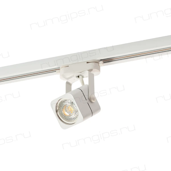 DK6003-WH Трековый светильник IP 20, 50 Вт, GU10, белый, алюминий