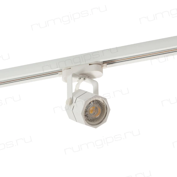 DK6004-WH Трековый светильник IP 20, 50 Вт, GU10, белый, алюминий