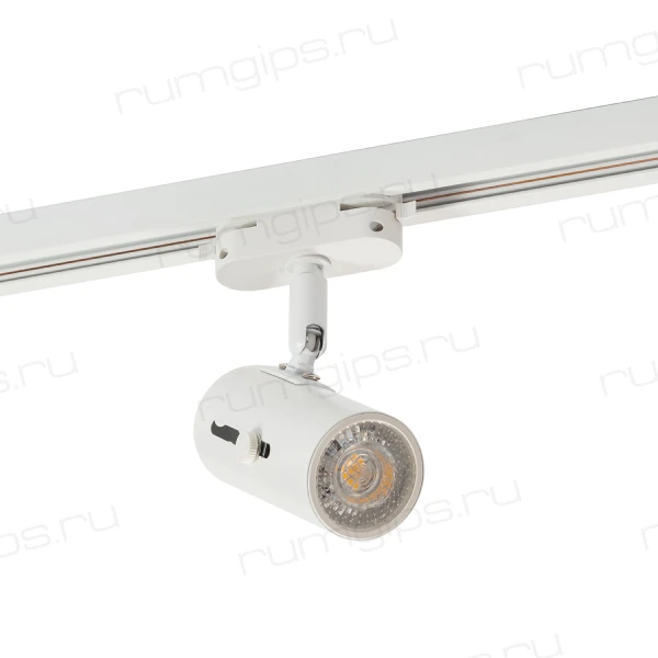 DK6007-WH Трековый светильник IP 20, 50 Вт, GU10, белый, алюминий