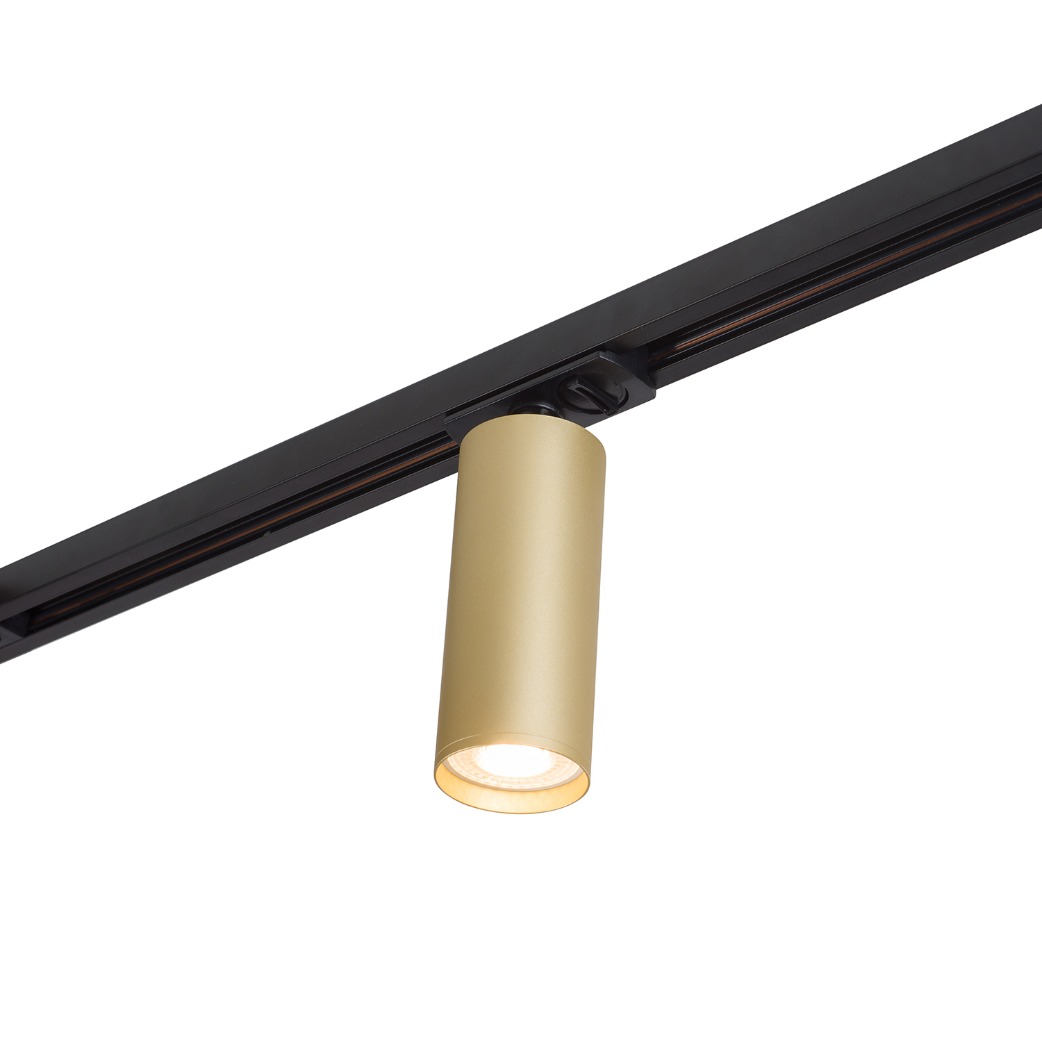 DK6202-BG Трековый светильник IP 20, 15 Вт, GU10, матовое золото с черным, алюминий
