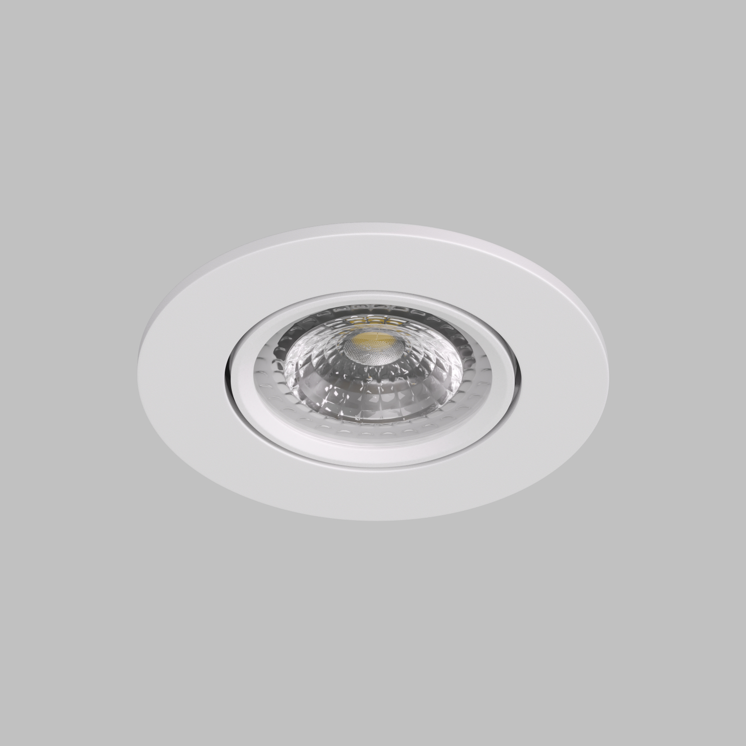 DK3020-WH Встраиваемый светильник, IP 20, 10 Вт, GU5.3, LED, белый, пластик