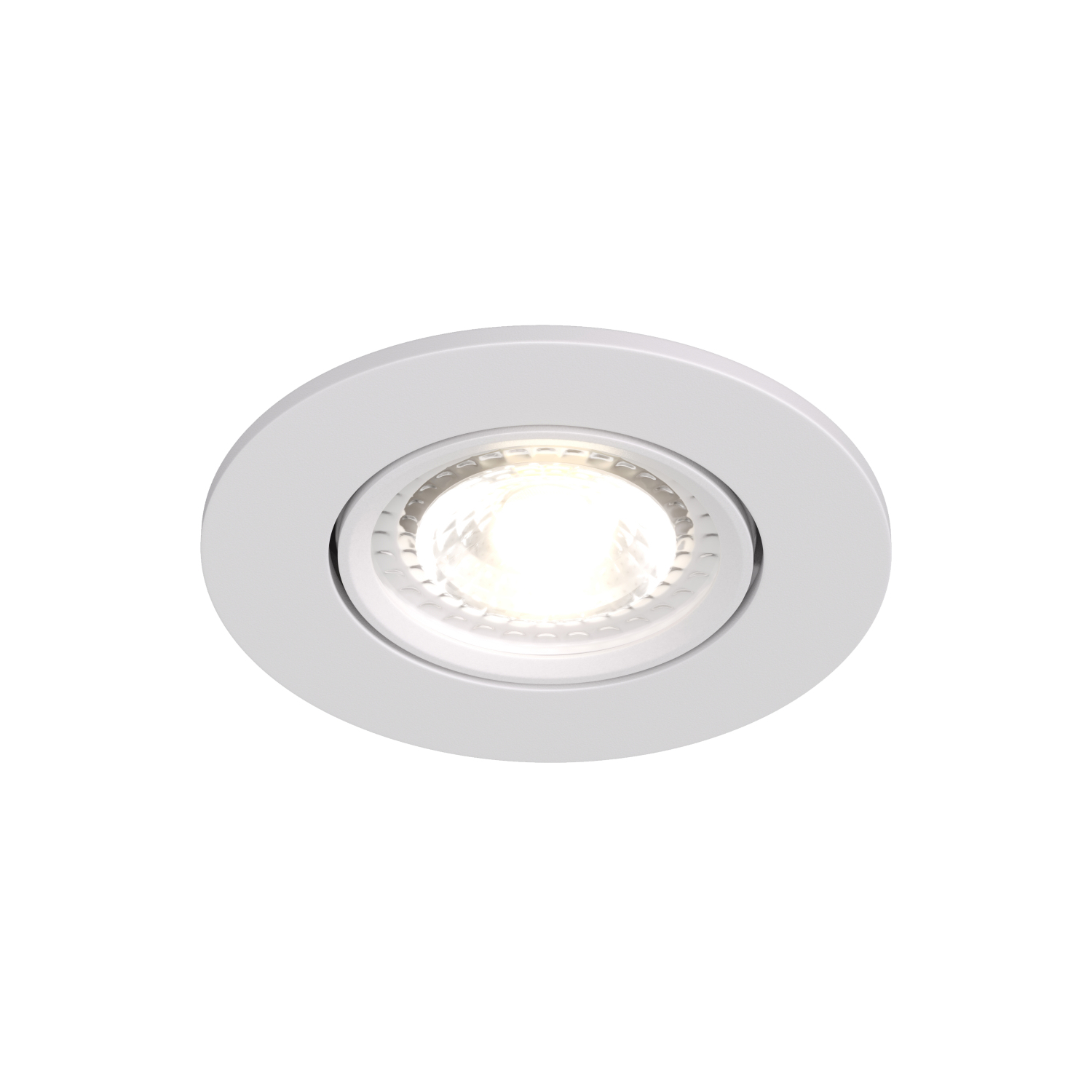 DK3020-WH Встраиваемый светильник, IP 20, 10 Вт, GU5.3, LED, белый, пластик