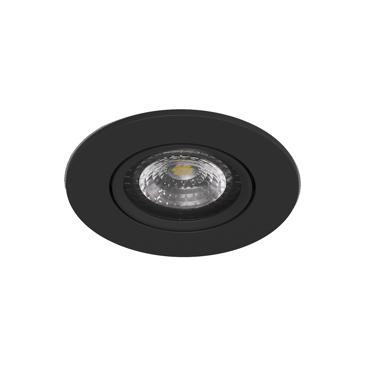 DK3020-BK Встраиваемый светильник, IP 20, 10 Вт, GU5.3, LED, черный, пластик