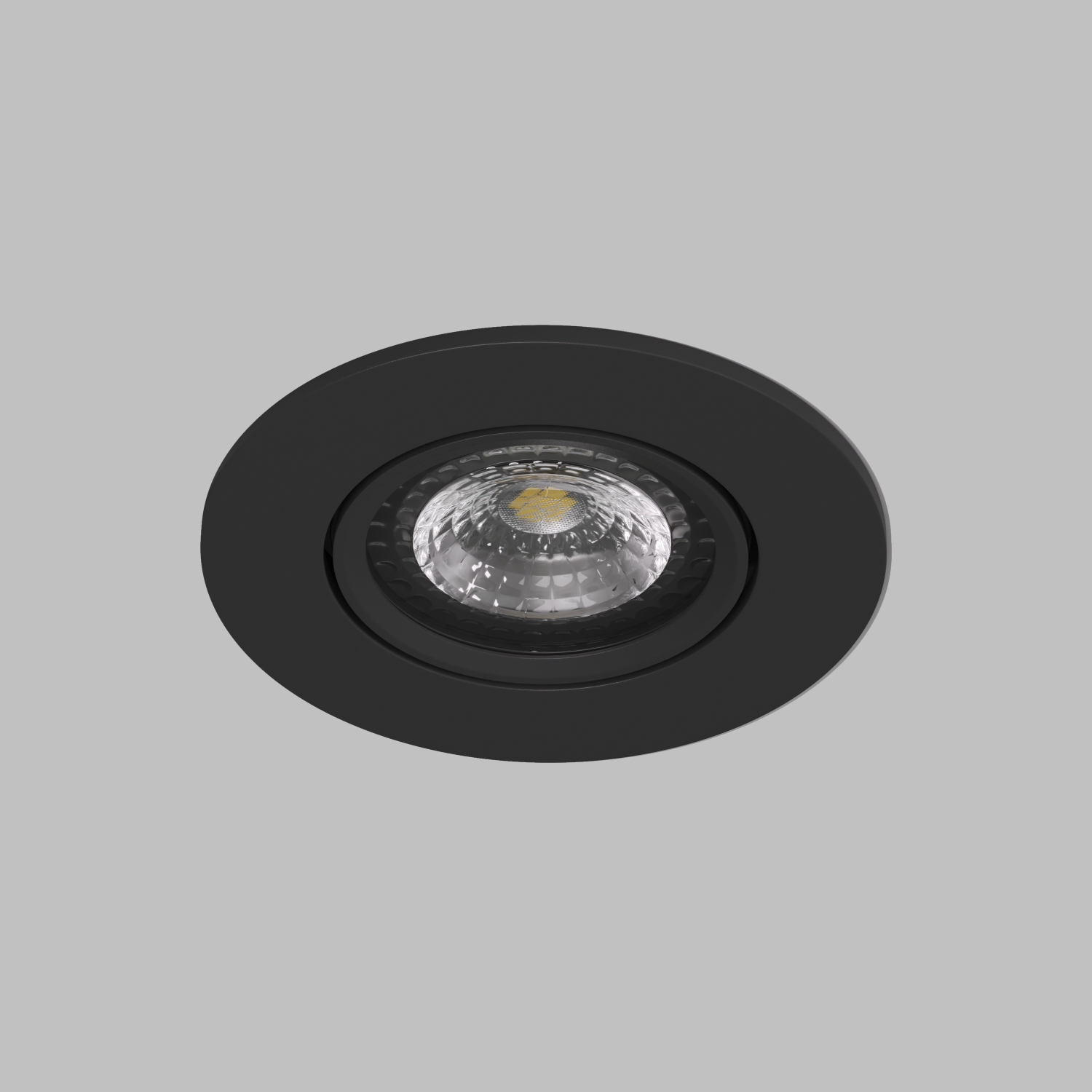 DK3020-BK Встраиваемый светильник, IP 20, 10 Вт, GU5.3, LED, черный, пластик