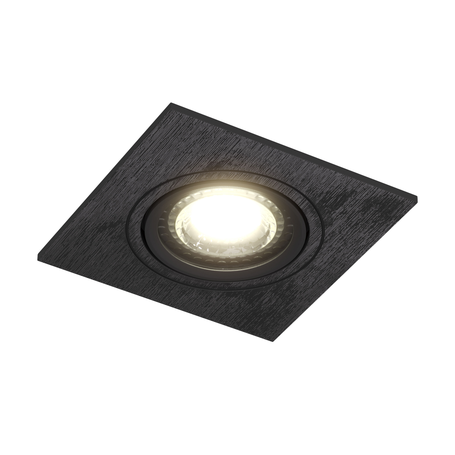 DK3021-BK Встраиваемый светильник, IP 20, 10 Вт, GU5.3, LED, черный, пластик