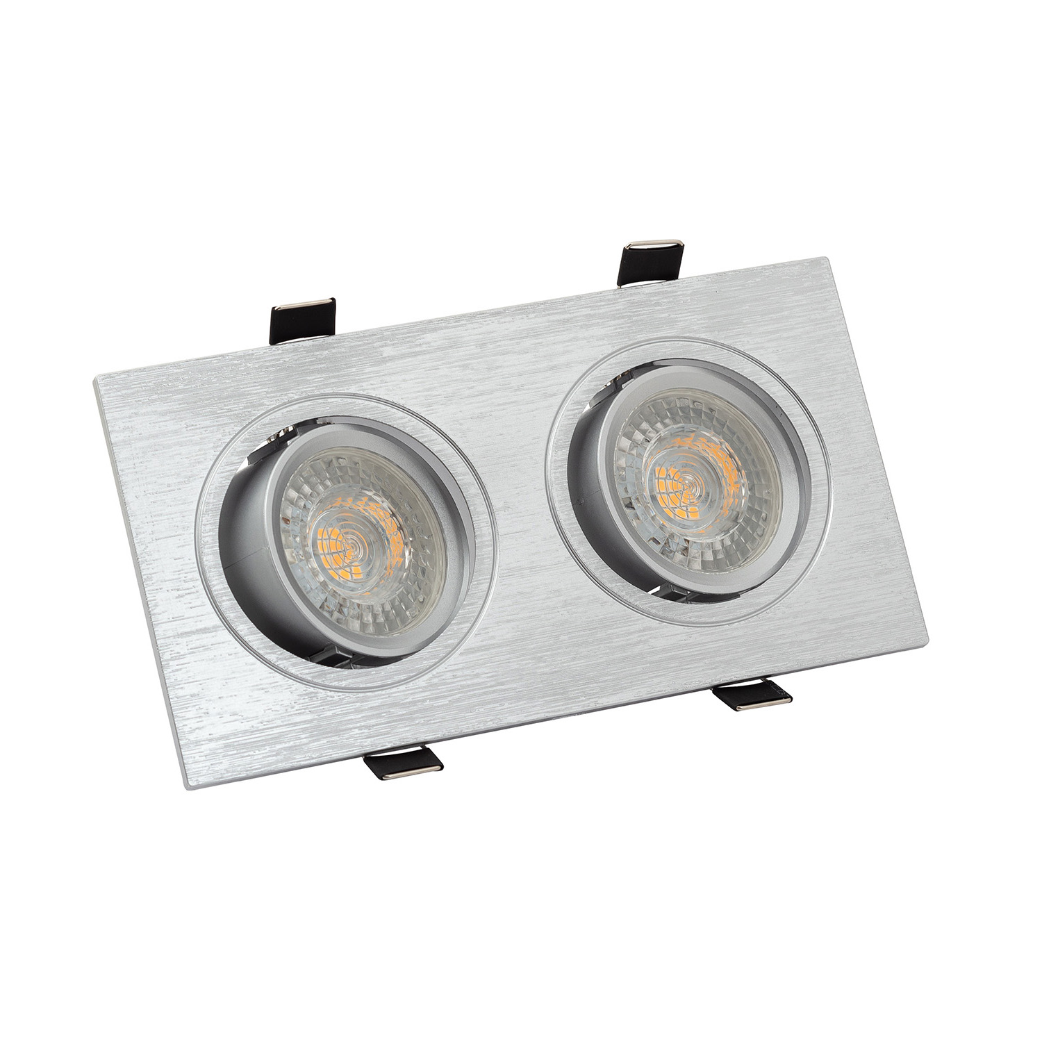 DK3022-CM Встраиваемый светильник, IP 20, 10 Вт, GU5.3, LED, серый, пластик