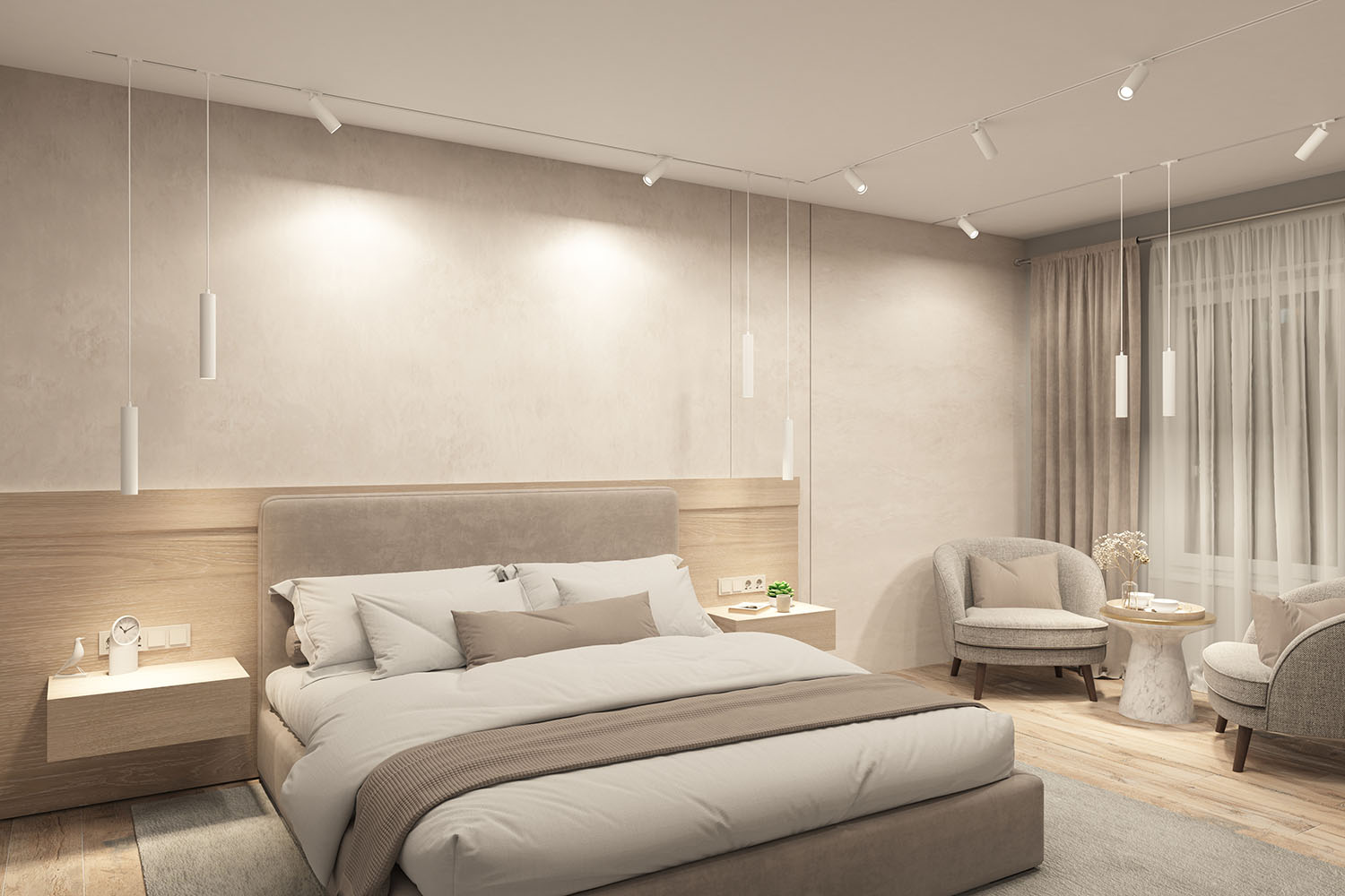 DK6202-WH Трековый светильник IP 20, 15 Вт, GU10, белый, алюминий