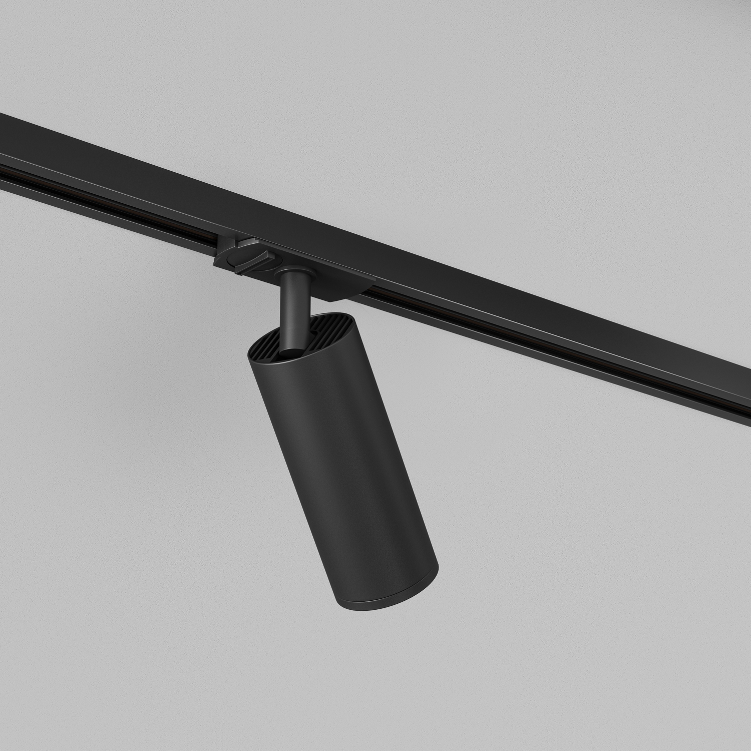 DK6202-BK Трековый светильник IP 20, 15 Вт, GU10, черный, алюминий