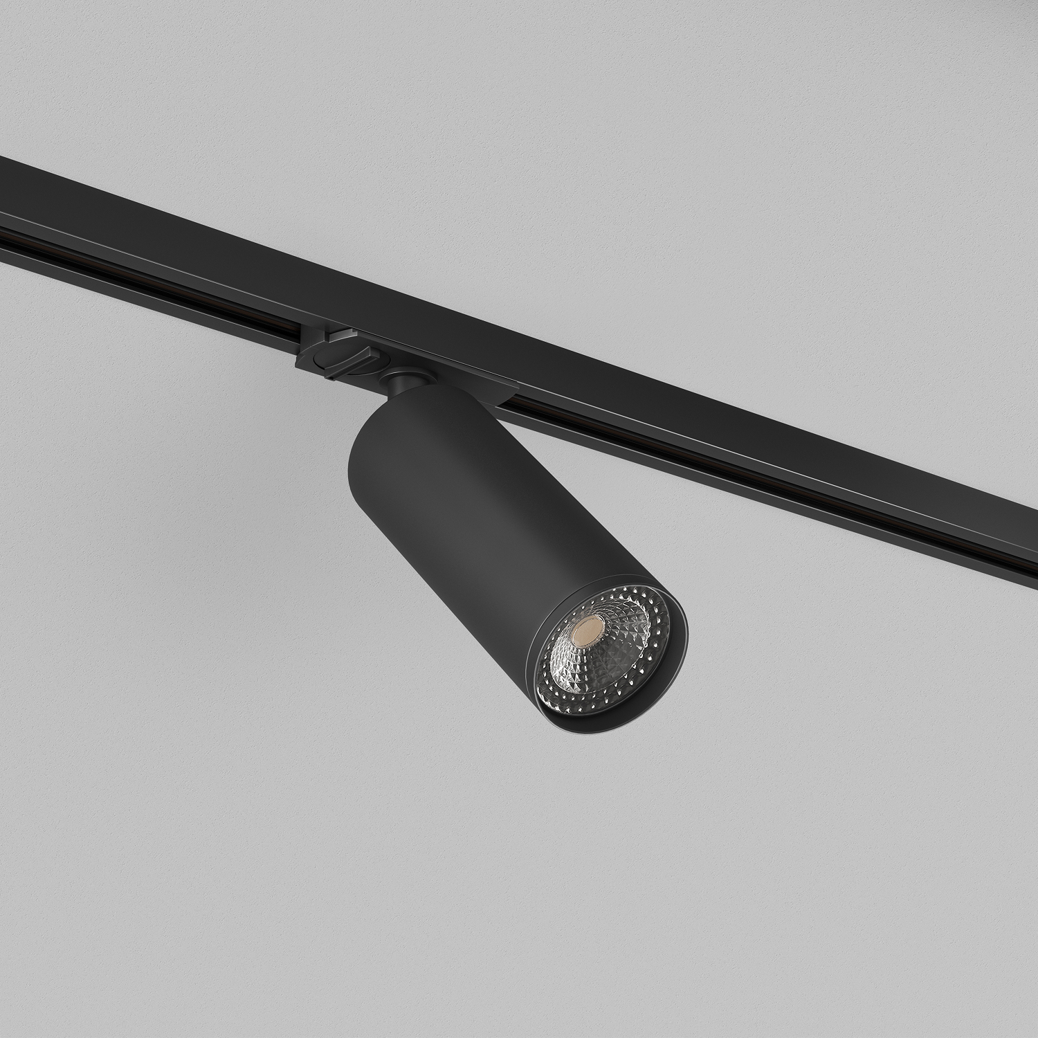 DK6202-BK Трековый светильник IP 20, 15 Вт, GU10, черный, алюминий