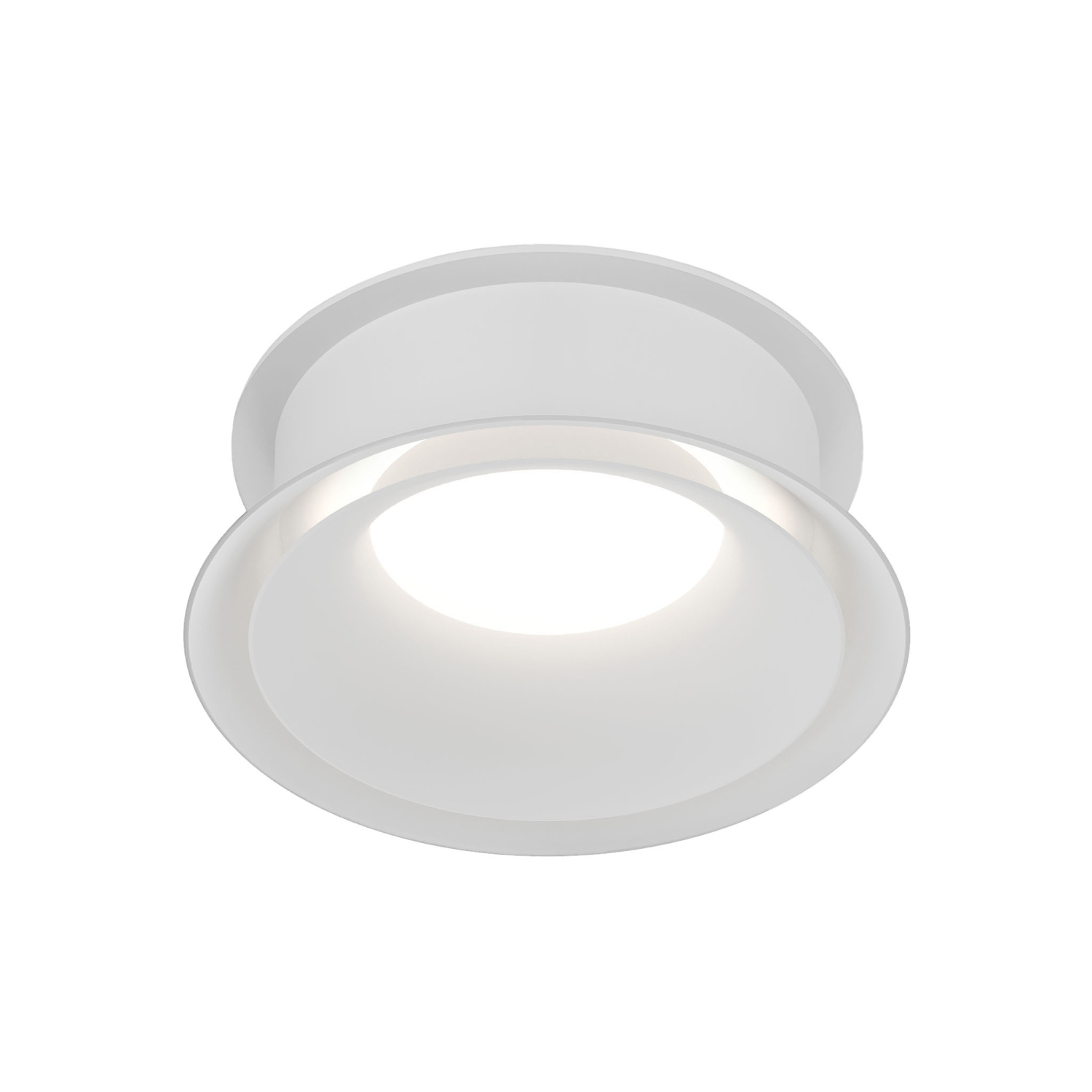 DK2403-WH Встраиваемый светильник влагозащ., IP 44, 15 Вт, GU10, белый, алюминий