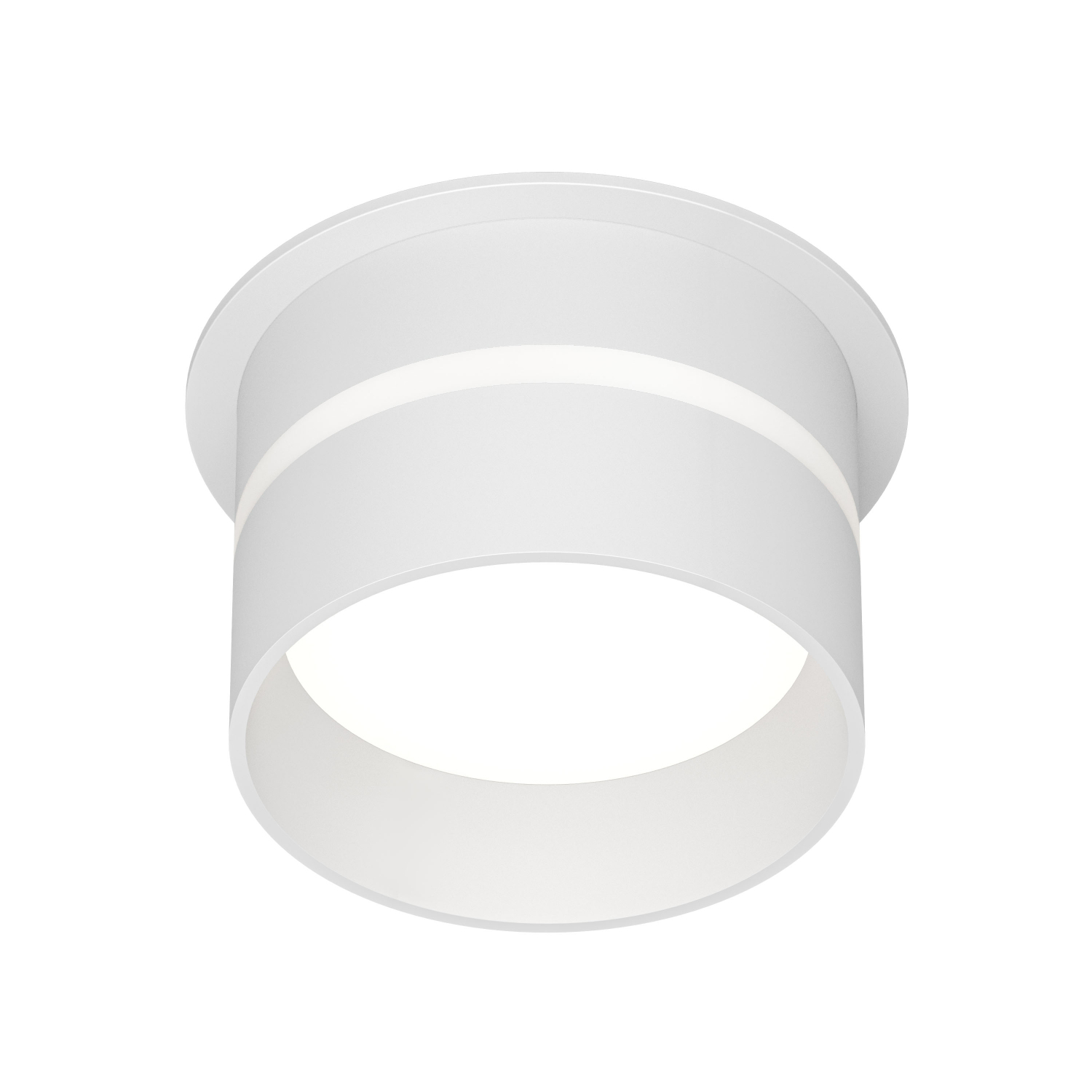 DK2404-WH Встраиваемый светильник влагозащ., IP 44, до 15 Вт, GU10, белый, алюминий