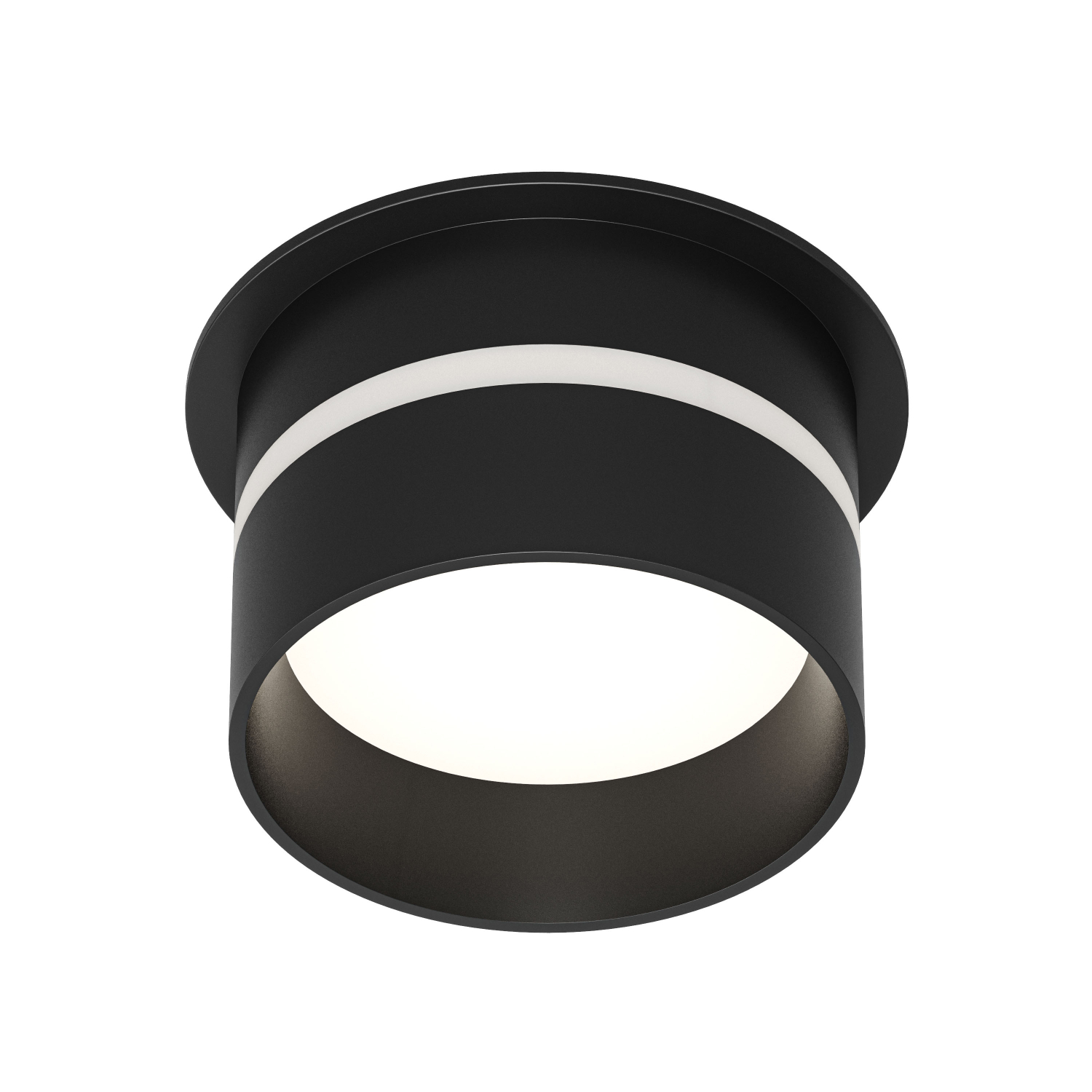 DK2404-BK Встраиваемый светильник влагозащ., IP 44, до 15 Вт, GU10, черный, алюминий