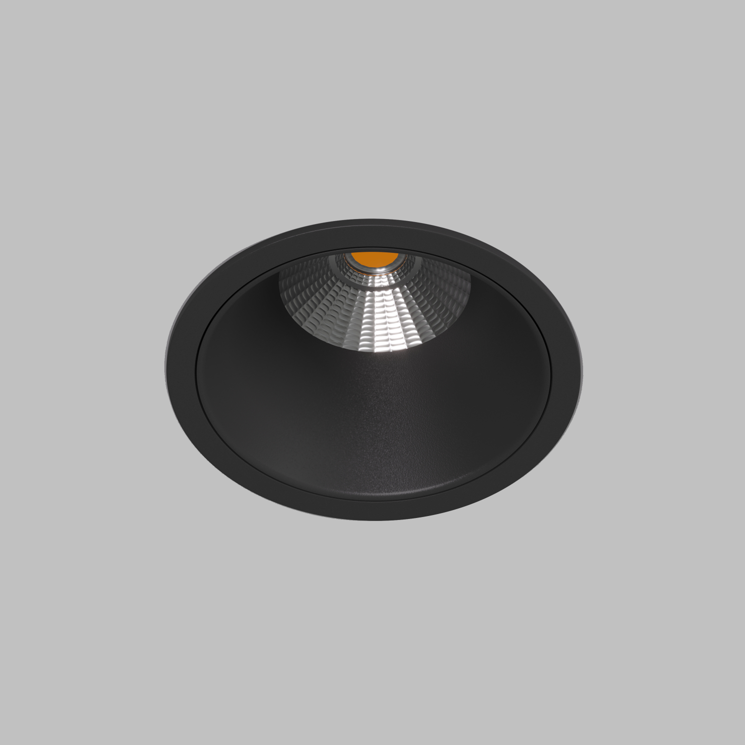 DK4400-BK Встраиваемый светильник, IP 20, 7 Вт, LED 3000, черный, алюминий