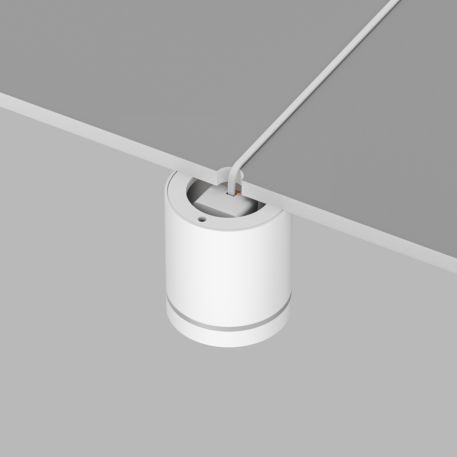 DK4016-WH Светильник накладной IP 20, 5 Вт, LED 3000, белый, алюминий/акрил