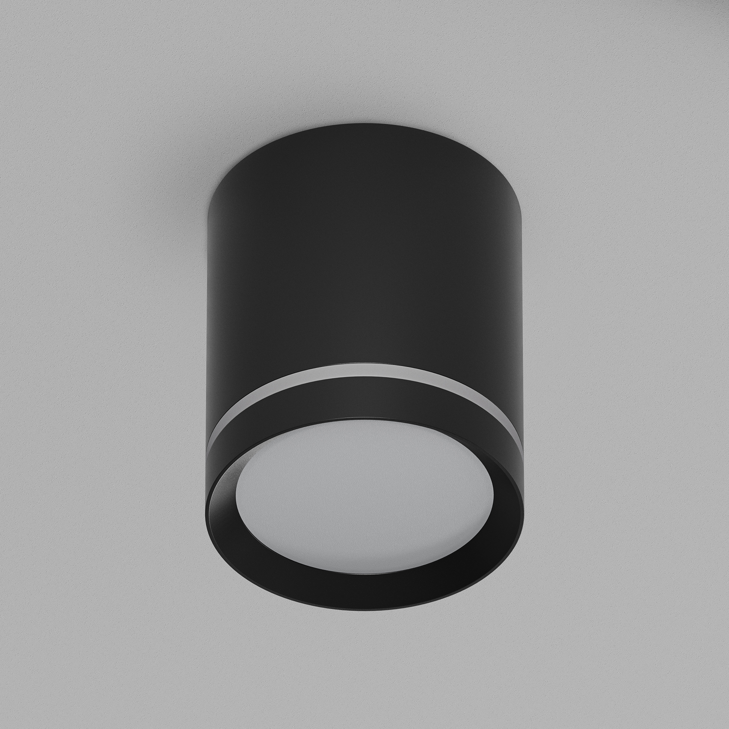 DK4016-BK Светильник накладной IP 20, 5 Вт, LED 3000, черный, алюминий/акрил