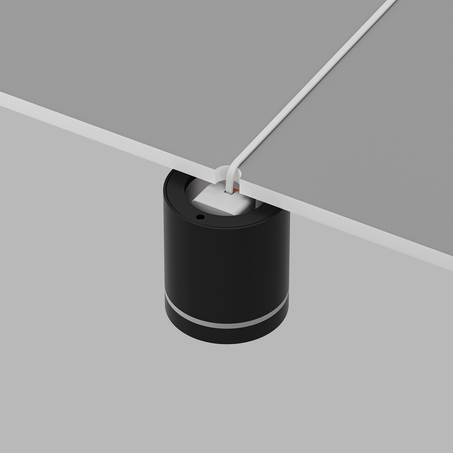 DK4016-BK Светильник накладной IP 20, 5 Вт, LED 3000, черный, алюминий/акрил