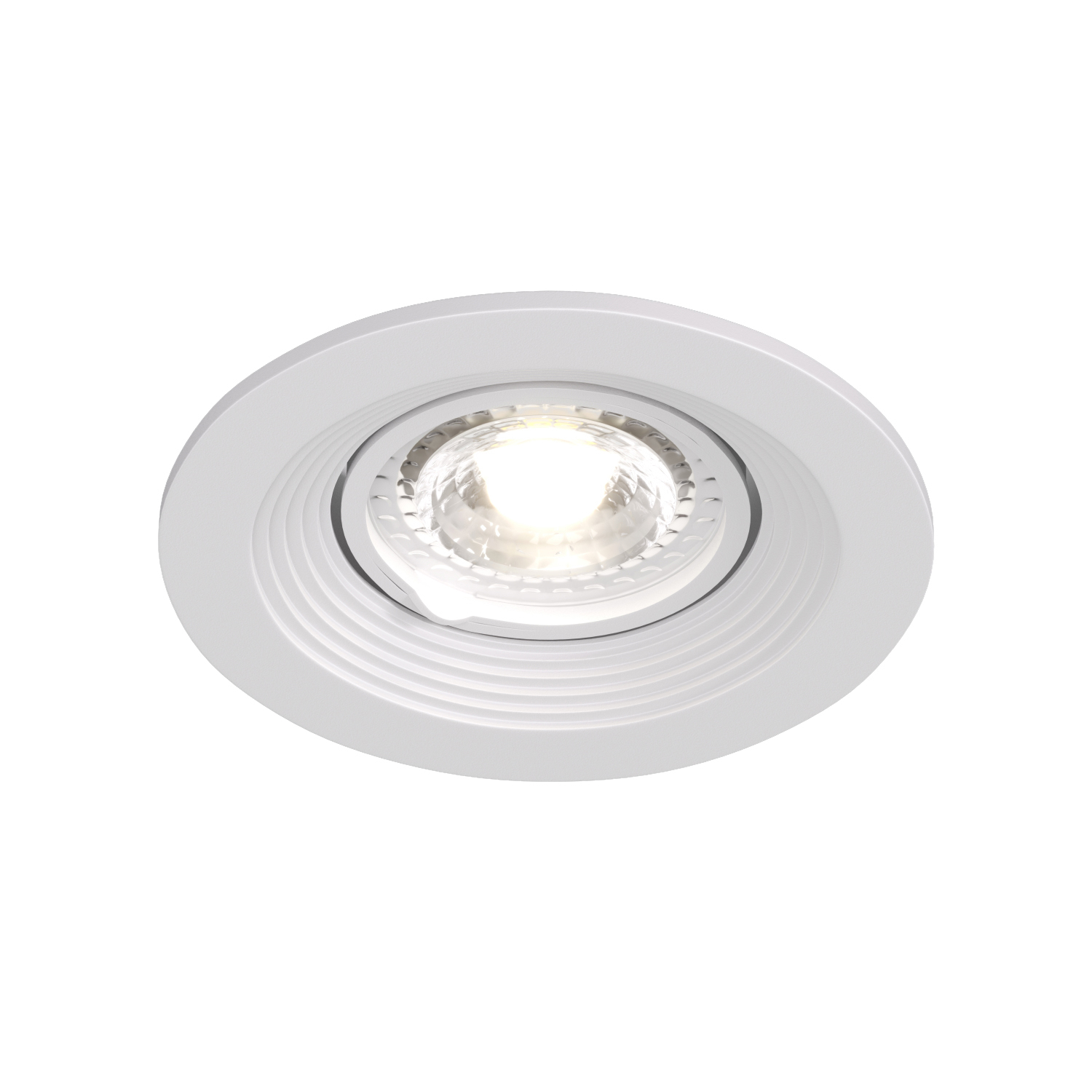 DK3029-WH Встраиваемый светильник, IP 20, 10 Вт, GU5.3, LED, белый, пластик