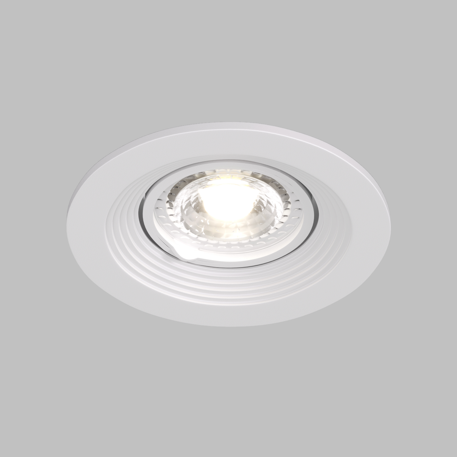 DK3029-WH Встраиваемый светильник, IP 20, 10 Вт, GU5.3, LED, белый, пластик