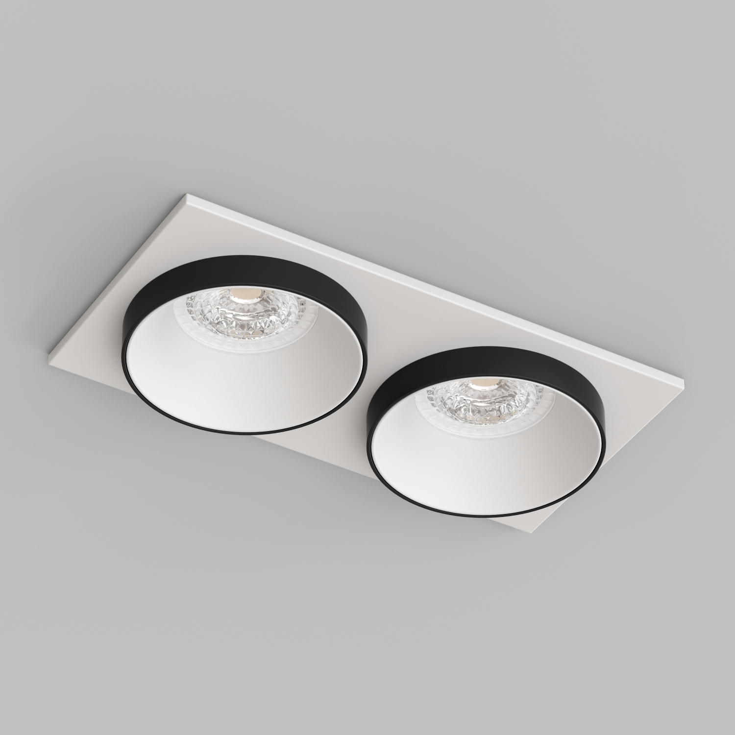 DK2422-BK Встраиваемый светильник, IP 20, 50 Вт, GU10, черный, алюминий