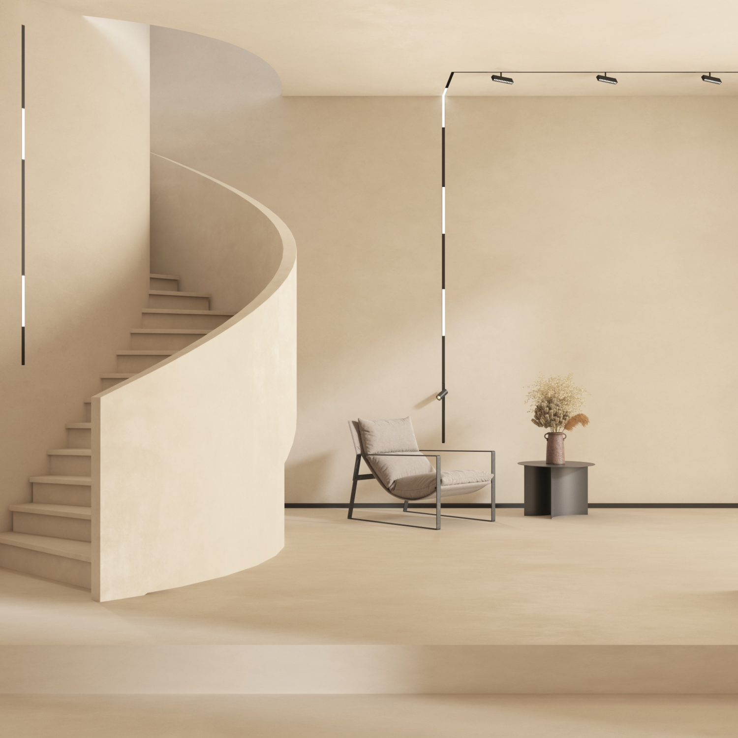 DK8004-BK Линейный светильник SMART LINEAR 18W DIM 3000K-6000K черный