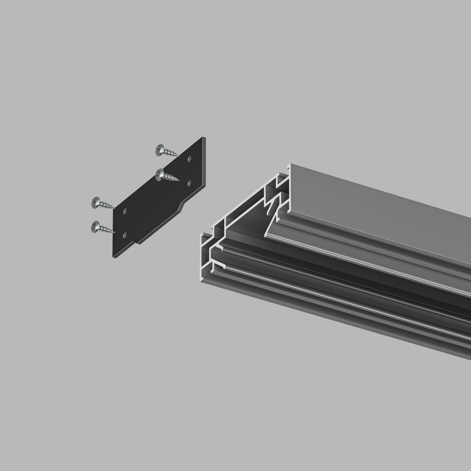TR3060-AL Торцевые заглушка для профиля TR3030-AL (комплект 2 шт) 