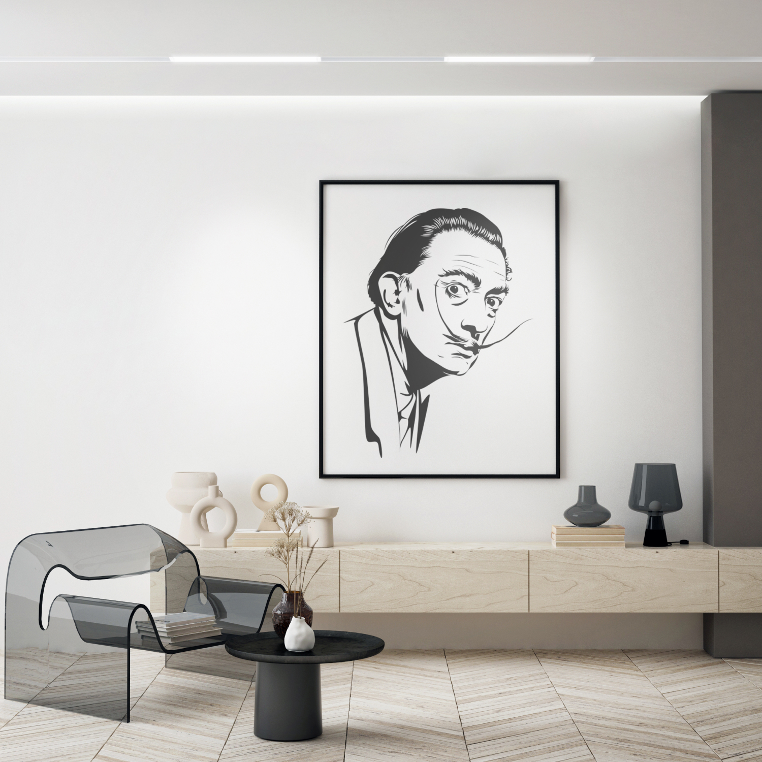 DK8005-WH Линейный светильник SMART LINEAR 27W DIM 3000K-6000K белый