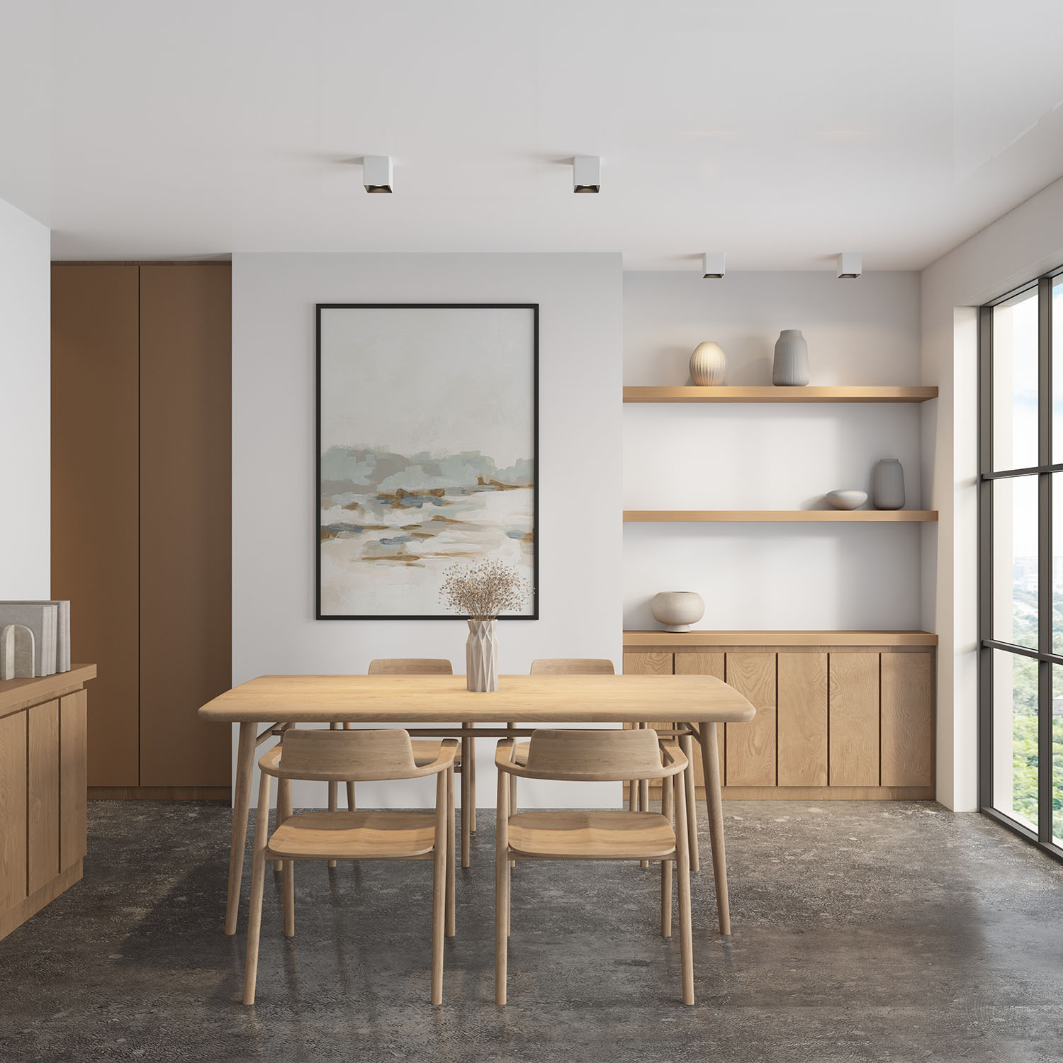 DK3030-WB Светильник накладной IP 20, 10 Вт, GU5.3, LED, белый/черный, пластик