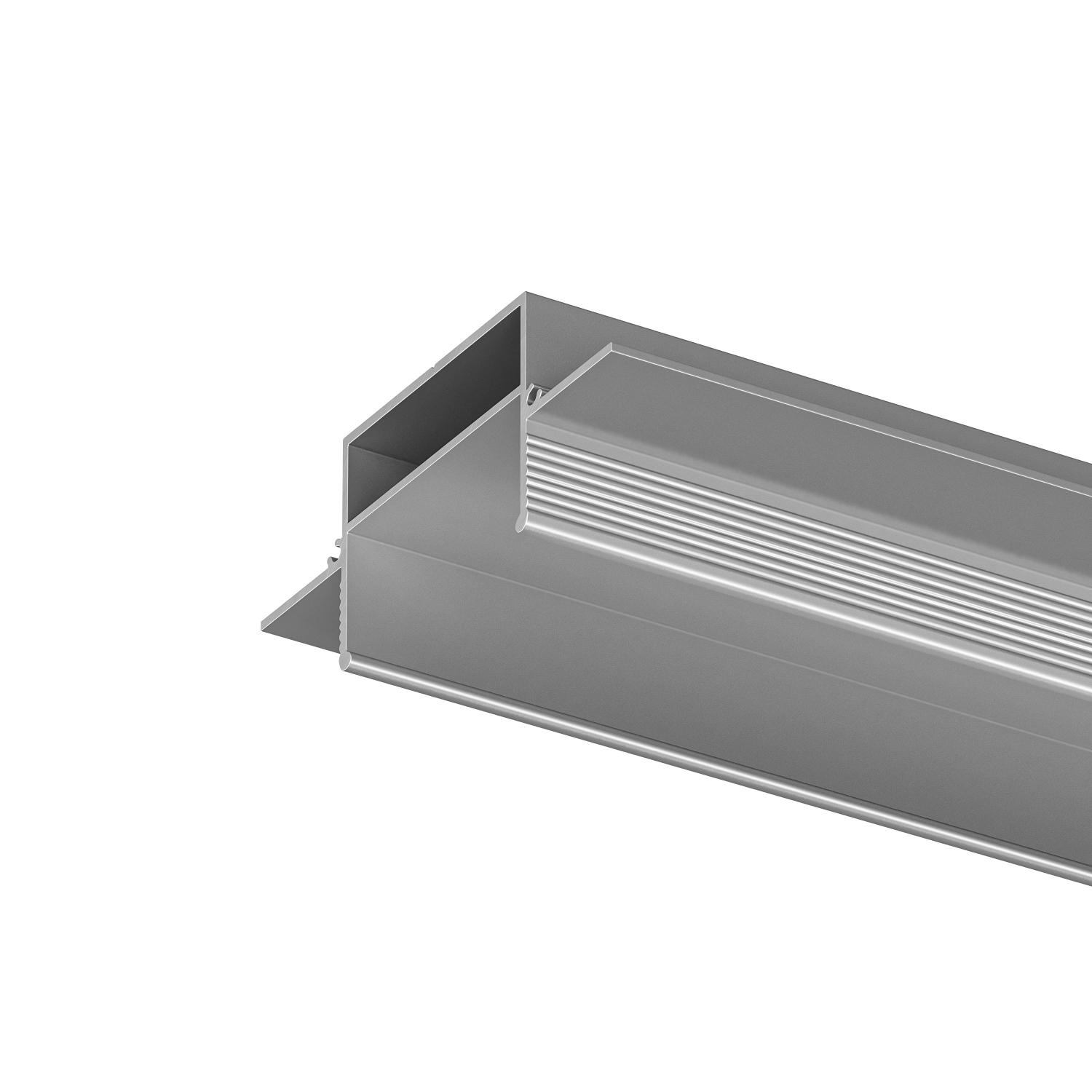 TR3020-AL Закладной профиль для встраиваемого монтажа однофазного трека 2м