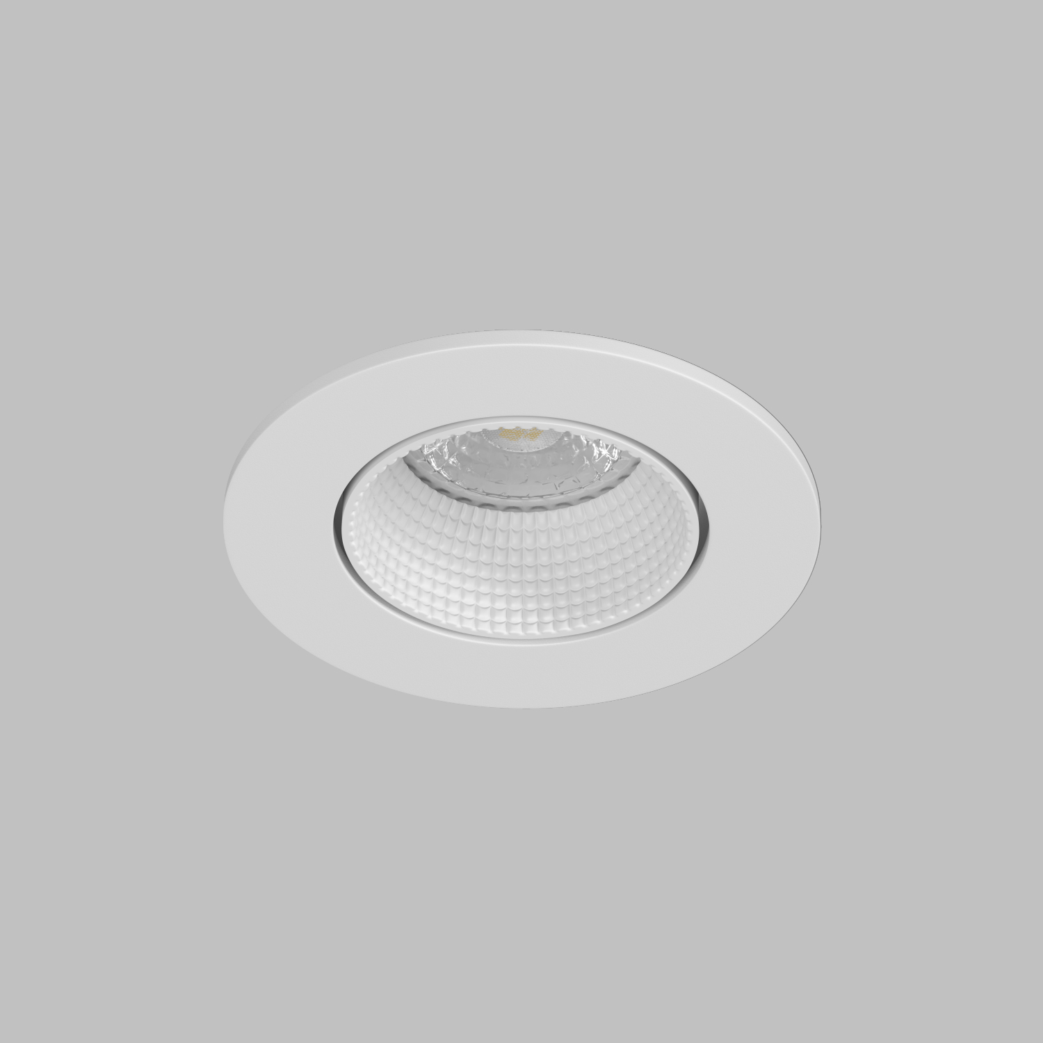DK3061-WH Встраиваемый светильник, IP 20, 10 Вт, GU5.3, LED, белый/белый, пластик