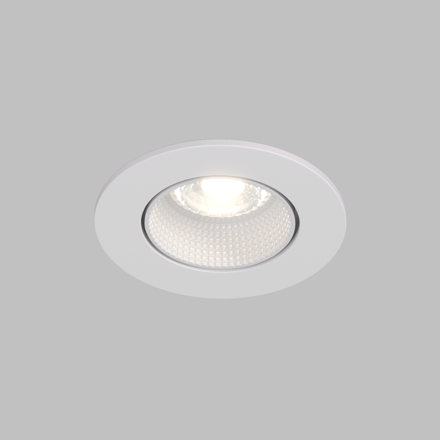 DK3061-WH Встраиваемый светильник, IP 20, 10 Вт, GU5.3, LED, белый/белый, пластик