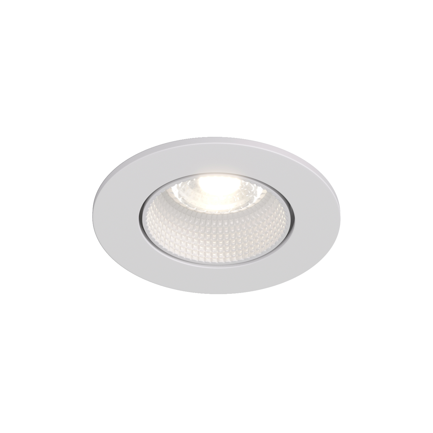 DK3061-WH Встраиваемый светильник, IP 20, 10 Вт, GU5.3, LED, белый/белый, пластик