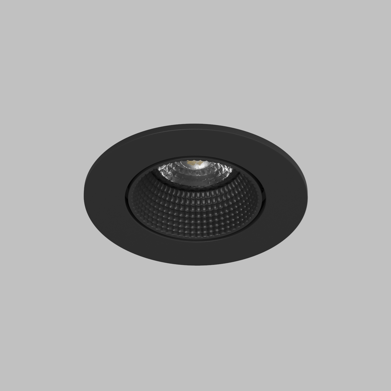 DK3061-BK Встраиваемый светильник, IP 20, 10 Вт, GU5.3, LED, черный/черный, пластик