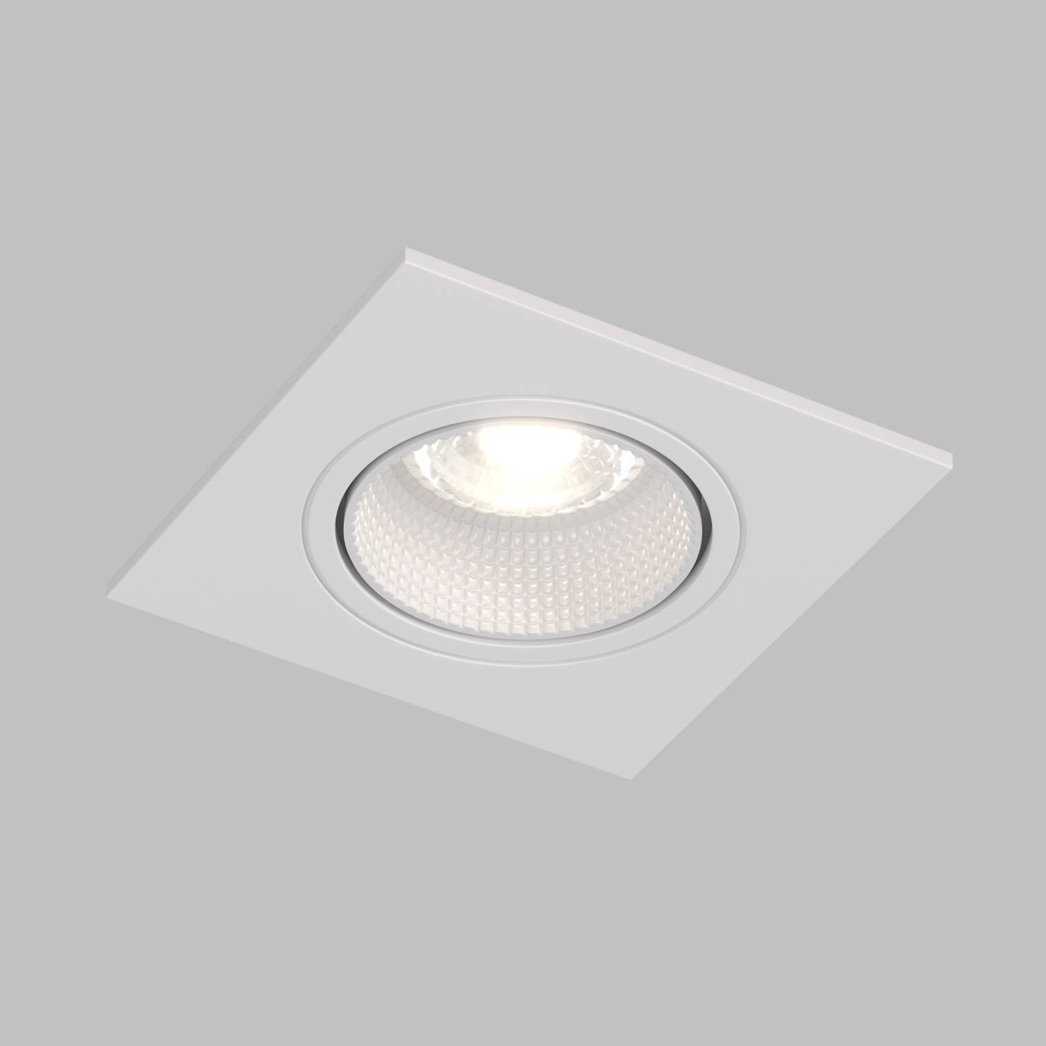 DK3071-WH Встраиваемый светильник, IP 20, 10 Вт, GU5.3, LED, белый/белый, пластик