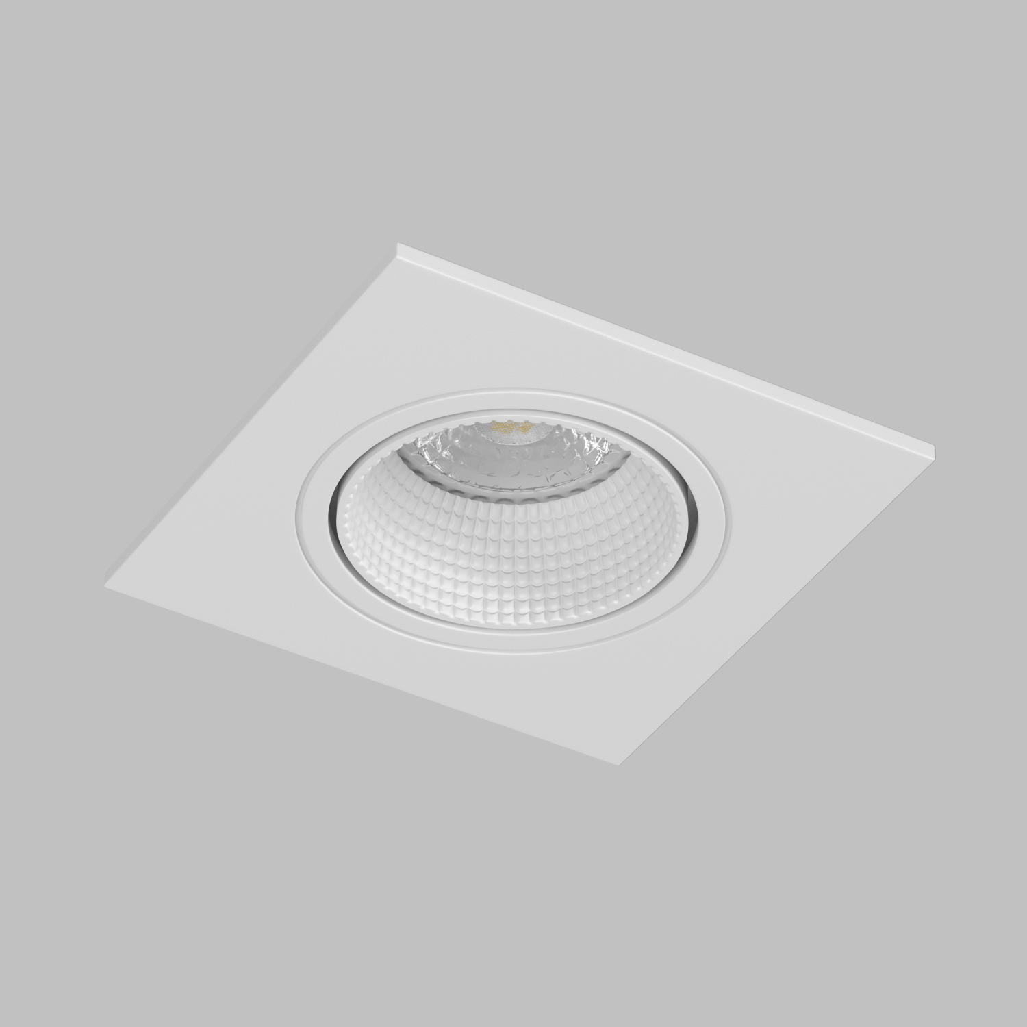 DK3071-WH Встраиваемый светильник, IP 20, 10 Вт, GU5.3, LED, белый/белый, пластик