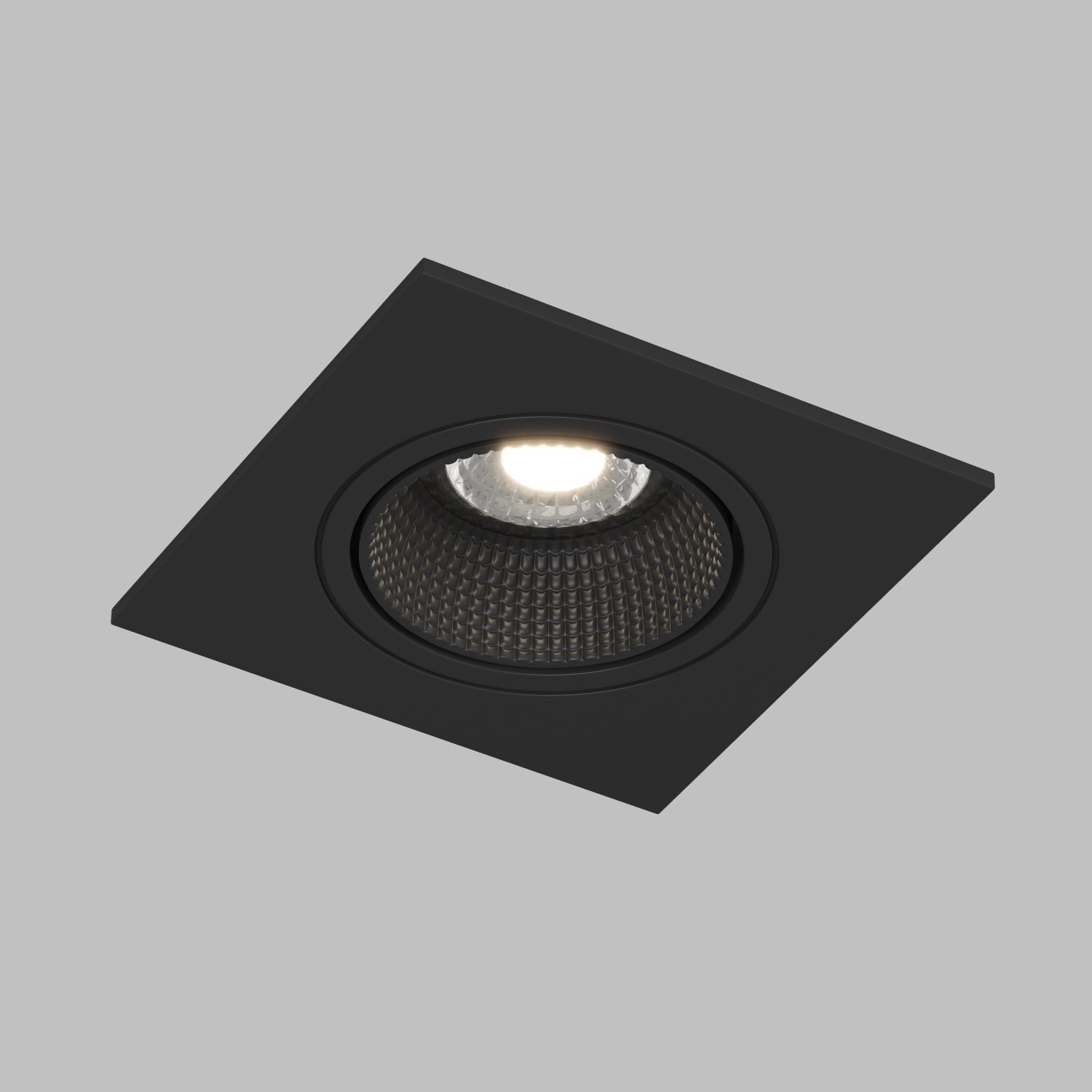 DK3071-BK Встраиваемый светильник, IP 20, 10 Вт, GU5.3, LED, черный/черный, пластик