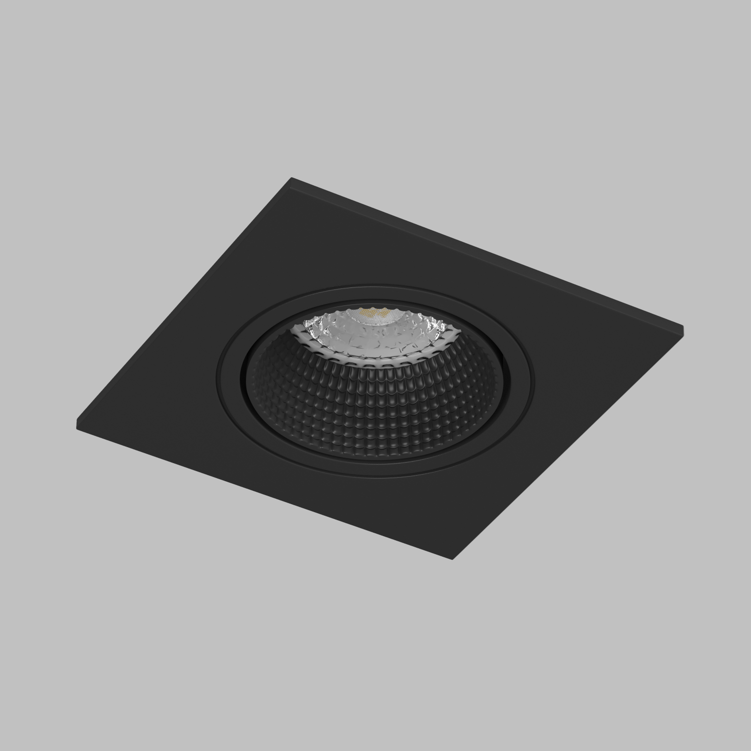 DK3071-BK Встраиваемый светильник, IP 20, 10 Вт, GU5.3, LED, черный/черный, пластик