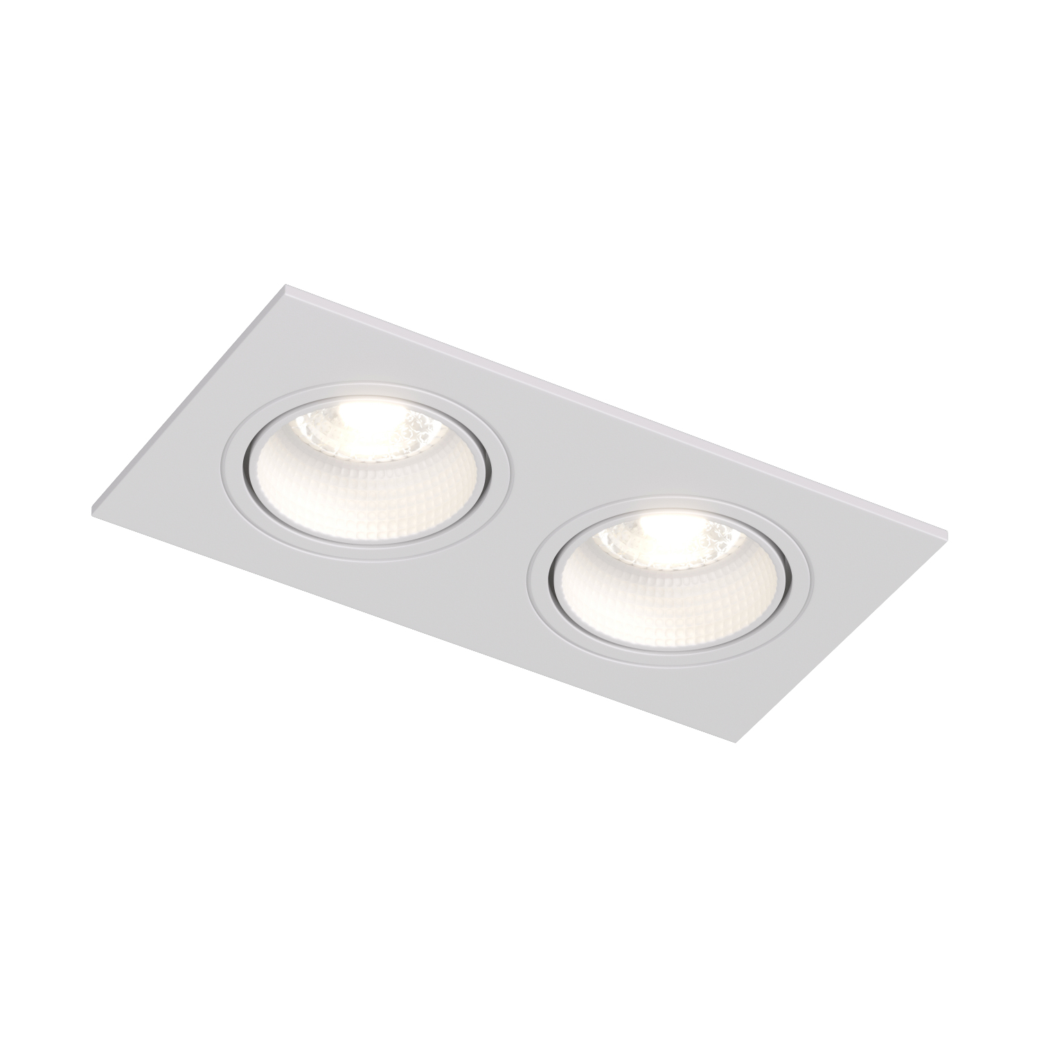 DK3072-WH Встраиваемый светильник, IP 20, 10 Вт, GU5.3, LED, белый/белый, пластик