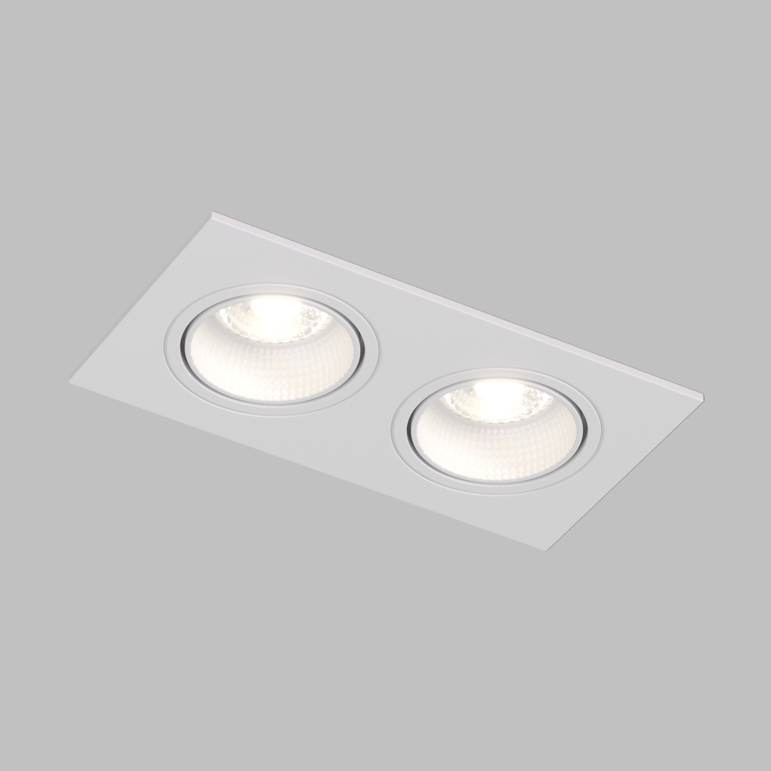 DK3072-WH Встраиваемый светильник, IP 20, 10 Вт, GU5.3, LED, белый/белый, пластик