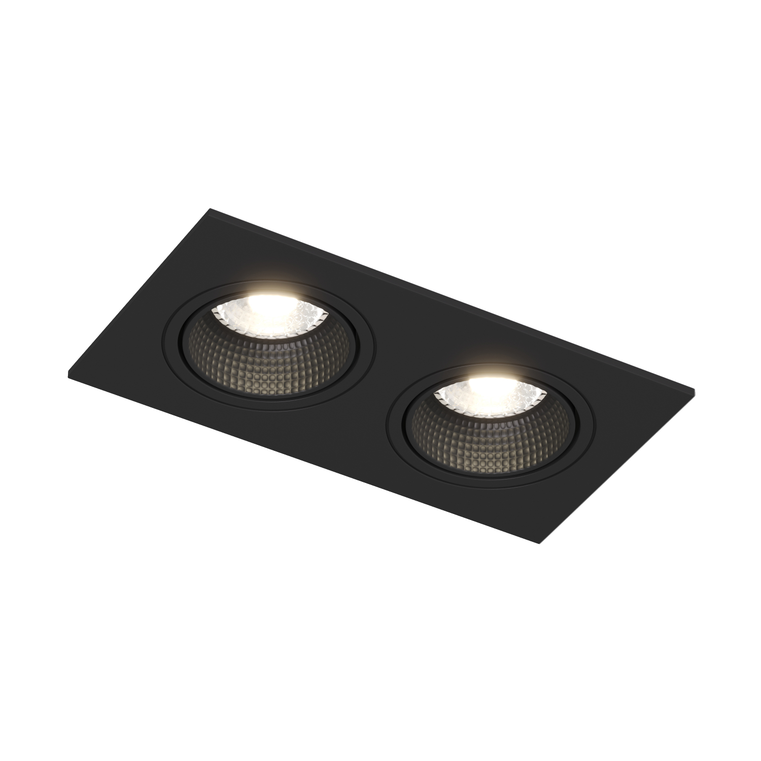 DK3072-BK Встраиваемый светильник, IP 20, 10 Вт, GU5.3, LED, черный/черный, пластик