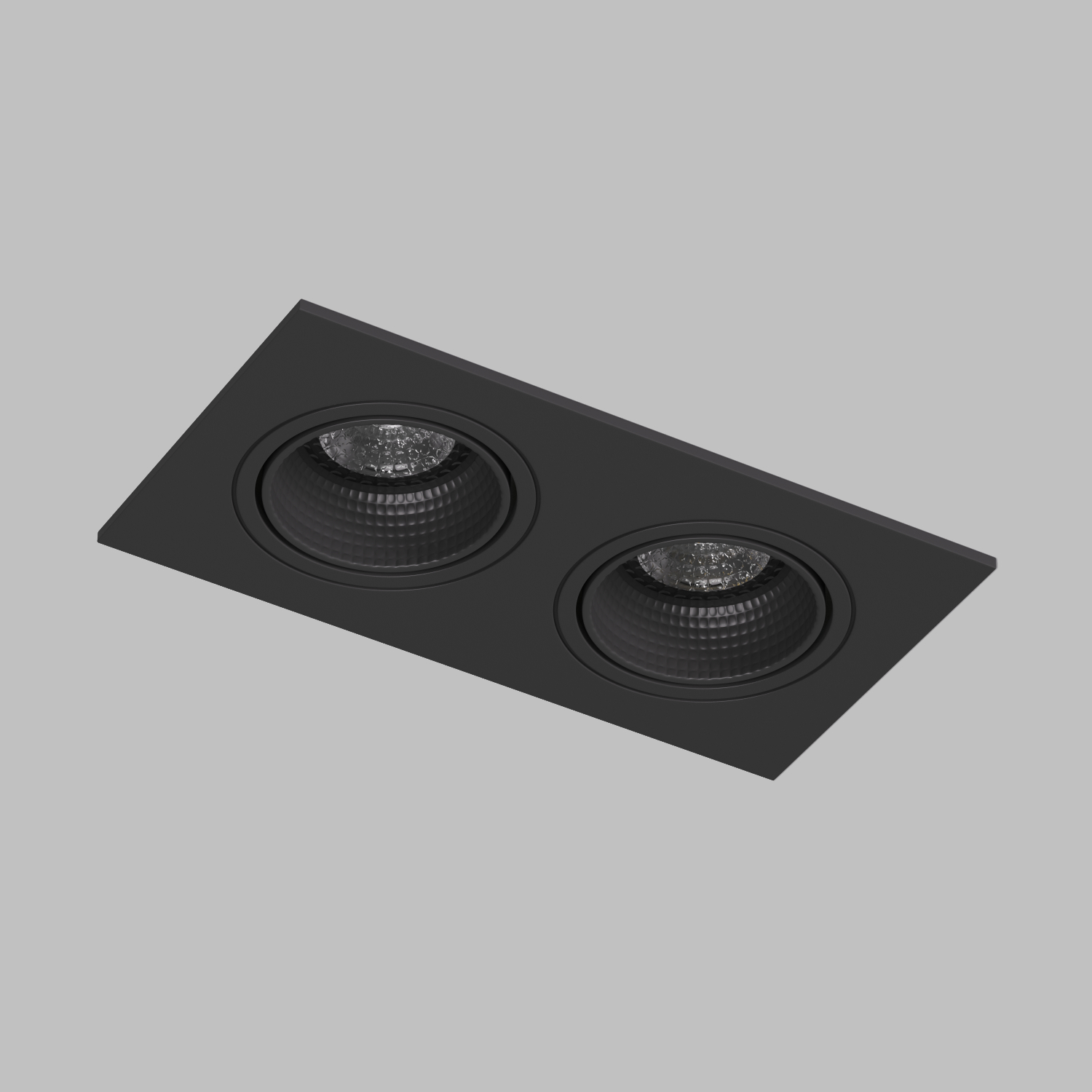 DK3072-BK Встраиваемый светильник, IP 20, 10 Вт, GU5.3, LED, черный/черный, пластик