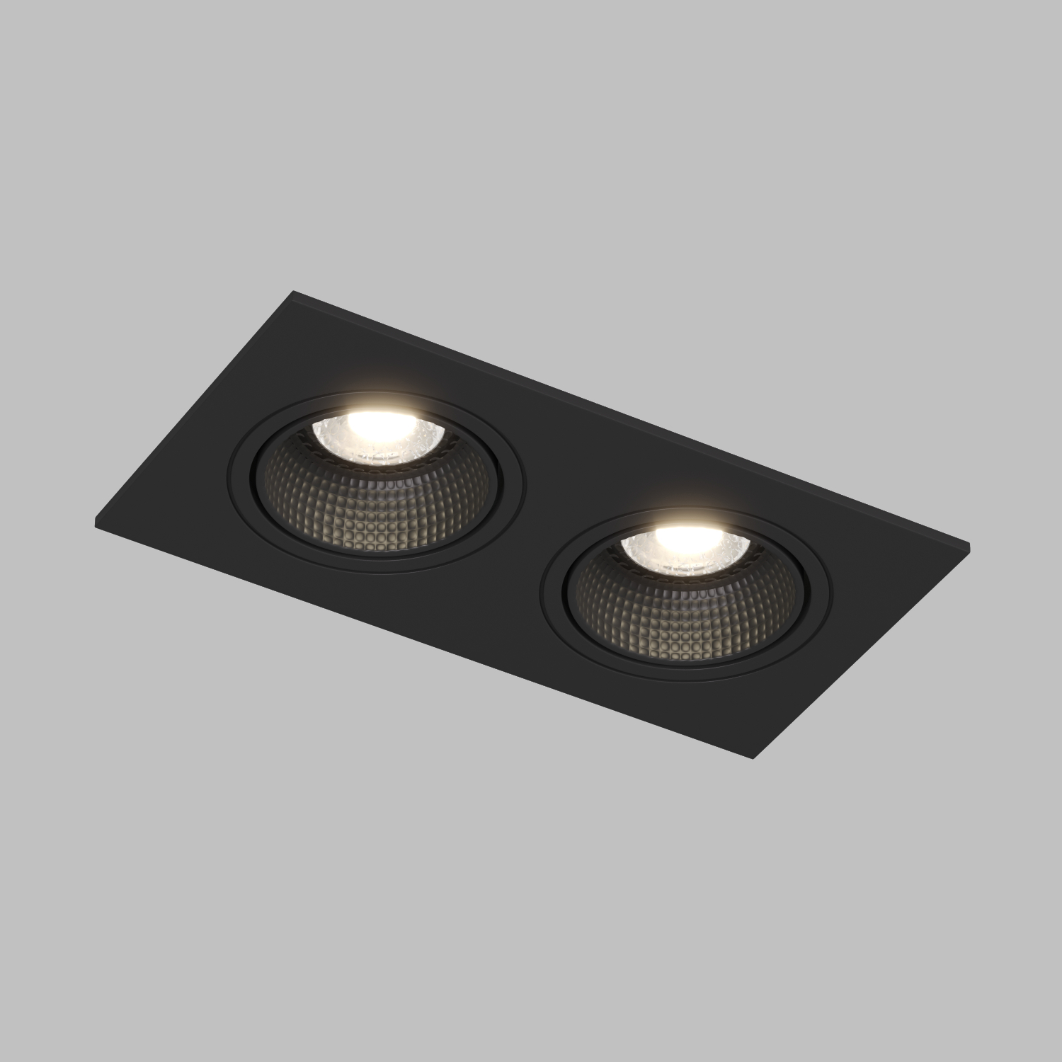 DK3072-BK Встраиваемый светильник, IP 20, 10 Вт, GU5.3, LED, черный/черный, пластик