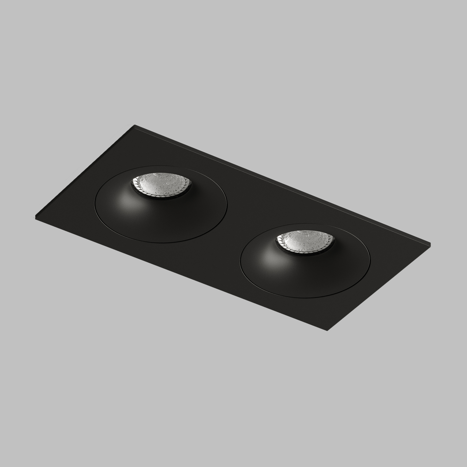 DK2122-BK Встраиваемый светильник, IP 20, 50 Вт, GU10, черный, алюминий