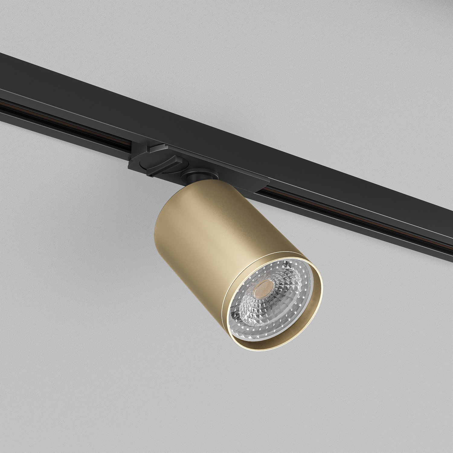 DK6201-BG Трековый светильник IP 20, 15 Вт, GU5.3, матовое золото с черным, алюминий